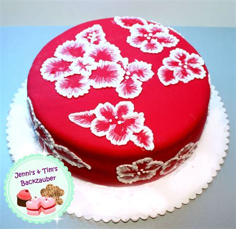 Brush Embroidery Torte Farbenkuchen Tortenverzierungstipps Leckereien