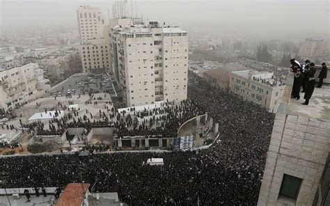 Hundreds Of Thousands Protest Haredi Draft In Jerusalem The Times Of