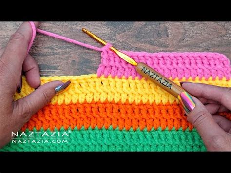 How To Crochet Rows At A Time Using Stackable Double Crochet Stitches