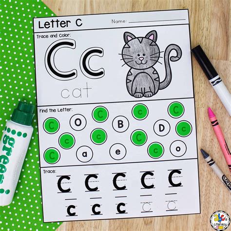 Letter C Printable Preschool Worksheet For Letter Recognition Fun