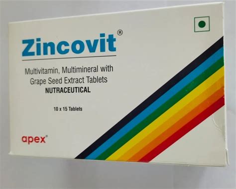 Zincovit Multivitamin Tablet At Rs 110 Stripe Tiruchirappalli ID