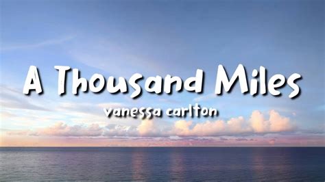 Vanessa Carlton - A Thousand Miles (Lyrics) Chords - Chordify