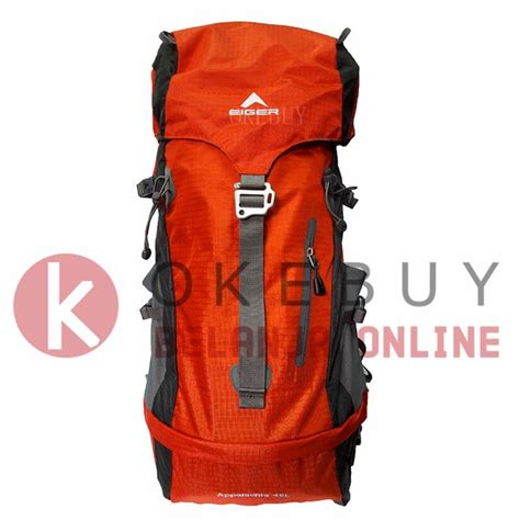 Jual Tas Carrier Hiking Gunung EIGER 1183 R Appalachia 45L Orange