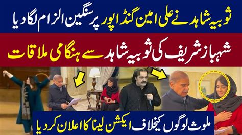 Sobia Shahid Meeting With Shahbaz Sharif KPK Assembly WE News YouTube