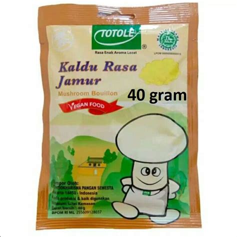 Jual Totole Kaldu Rasa Jamur Gram Penyedap Rasa Bumbu Vegetarian