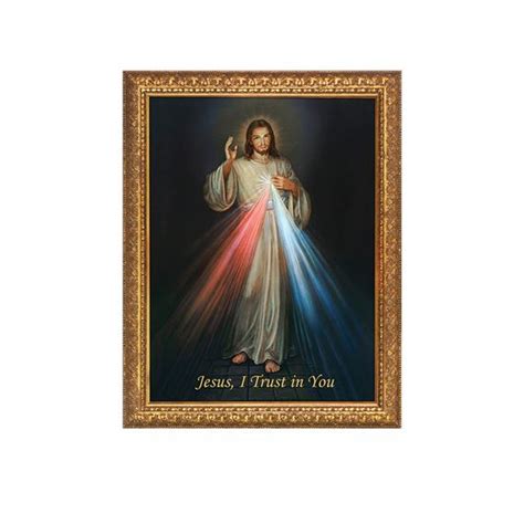 Divine Mercy Framed Art 10 14 X 12 14 Ewtn Religious Catalogue