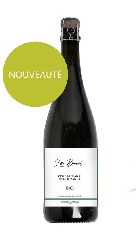LE CLOS FLEURI - CIDRE ARTISANAL BRUT BIO - 75CL - cidreriedelabrique