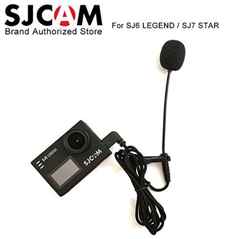 Long External Microphone With Clip Type Ab Compatible With Sjcam Sj6