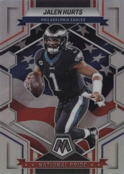 Panini Mosaic National Pride Silver Prizm Jalen Hurts For