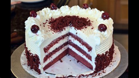 Red Velvet Cherry Cake Youtube