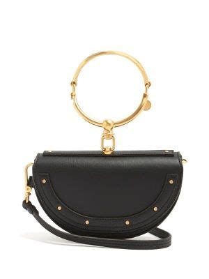 Nile Minaudi Re Small Leather Clutch Chlo Matchesfashion Us