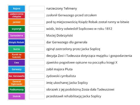 Pan Tadeusz Ksi Ga Match Up