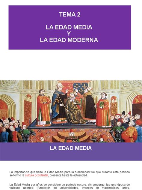 2 Edad Media Y Edad Moderna Pdf Edades Medias Imperio Bizantino