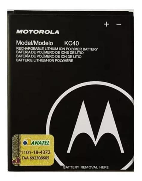 Bateria Motorola Moto E6 Plus Xt2025 Kc40 Cola T7000 Nfe Motorola