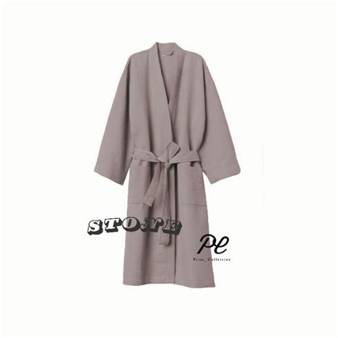 Jual Kimono Handuk Bathrobe Waffle Pria Wanita Handuk Kimono Hotel