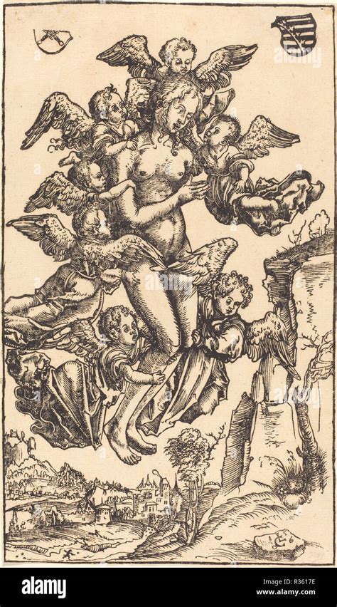 The Ecstasy Of Saint Mary Magdalene Dated Medium Woodcut