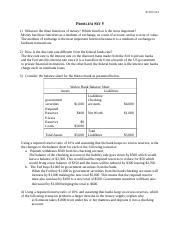 Econ Problem Set Docx Econ Problemset What Are The Three