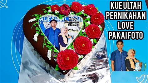 Kue Anniversary Pernikahan Love Materi Belajar Online