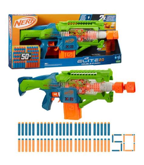 NERF ELITE 2 0 DOUBLE PUNCH DE HASBRO JUGUETES PANRE