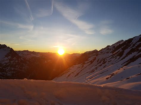 A beautiful sunset in the alps : r/Backcountry