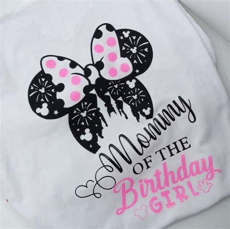 Minnie Mouse Mommy Of The Birthday Girl Etsy