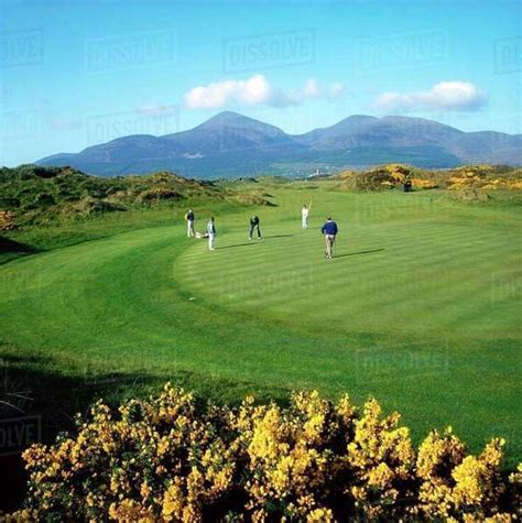 Royal County Down Golf Club, Newcastle, Co Down, Ireland - Stock Photo ...