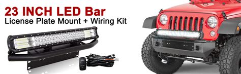 Skyworld Inch W Led Light Bar With V Rocker Switch Wiring Kit