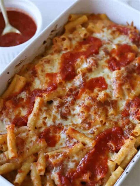 Meatless Baked Ziti Recipe Simply Made Eats