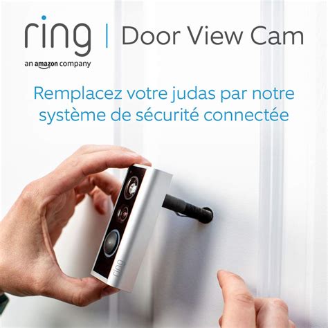 Ring Door View Cam Sonnette avec caméra vidéo HD 1080p audio