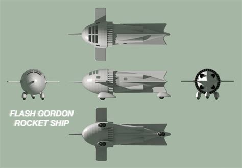 Flash Gordon Flash Gordon Ship Art Spaceship Illustration