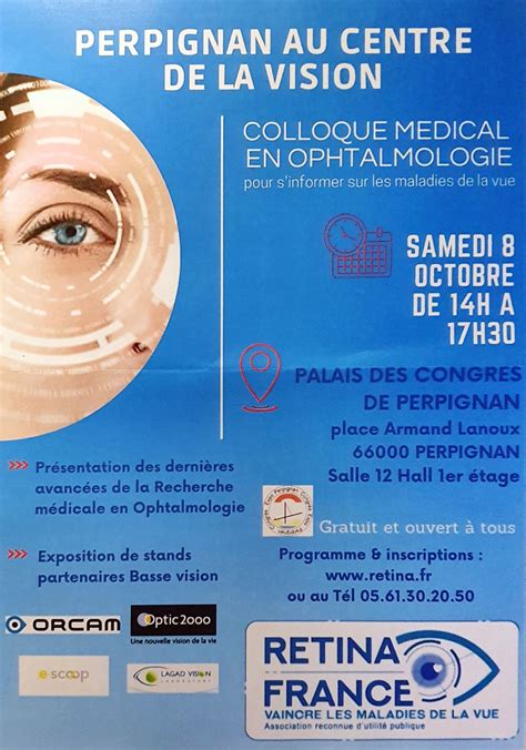 Le Octobre Intervention De Visis Lors Du Colloque Retina