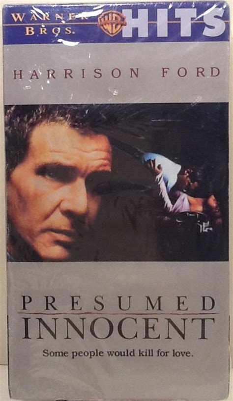 Factory Sealed Presumed Innocent Vhs Harrison Ford Etsy