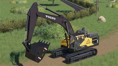 Crusher Bucket For Volvo Ec 480e V10 For Fs 2019 Farming Simulator