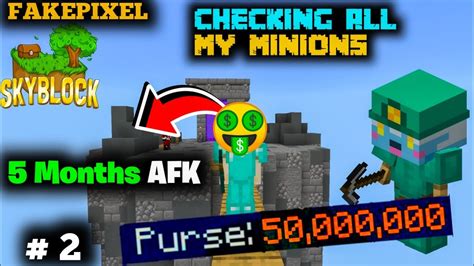 💯 Earning 5 Million 🤑coins In Fakepixel Skyblock Earn Money In