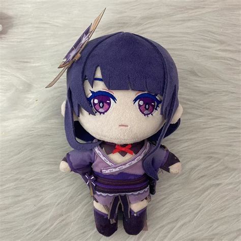 Genshin Plushies Raiden Shogun Plush Doll Anime T Honkai Merch Store