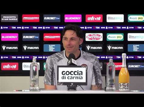 CONFERENZA STAMPA MISTER CIOFFI PRE LAZIO UDINESE 09 03 2024