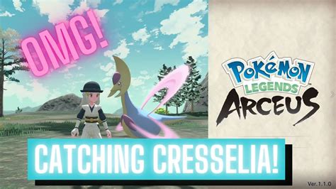 how to catch Cresselia Pokémon Legends Arceus Its crazy Zealous