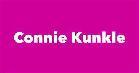 Connie Kunkle Spouse Children Birthday And More