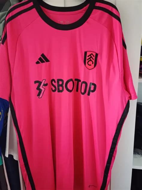 Fulham Fc Away Pink 4xl 2xl 3xl Uk £2500 Picclick Uk