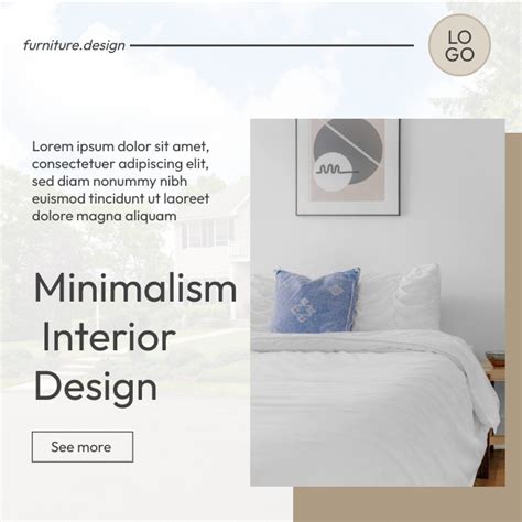 Minimalist Interior Design Template | PosterMyWall