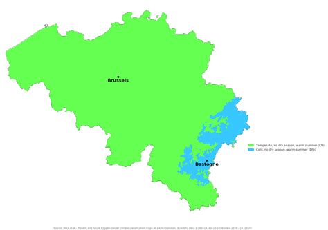 Blue Green Atlas - The Climate of Belgium