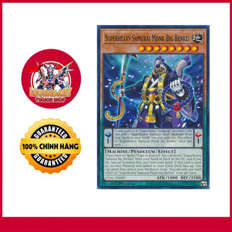 En Jp Thẻ Bài Yugioh Chính Hãng Superheavy Samurai Monk Big Benkei