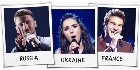 The winner of Eurovision 2016: Russia, Ukraine or France