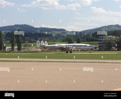 Super constellatien on St Gallen airport in Switzerland Stock Photo - Alamy