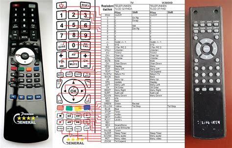 Telefunken Tlcd Fhda Replacement Remote Control Remote