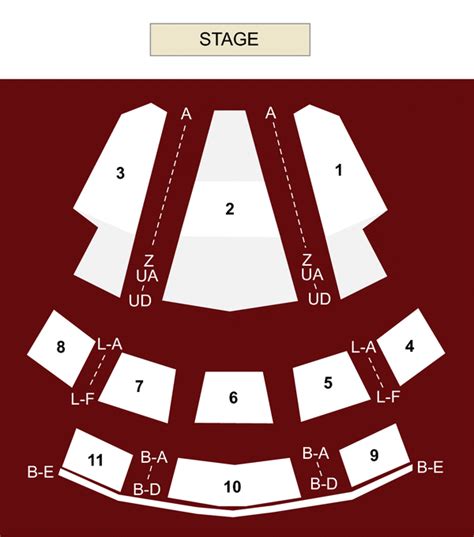 Venetian Theatre Seating Chart