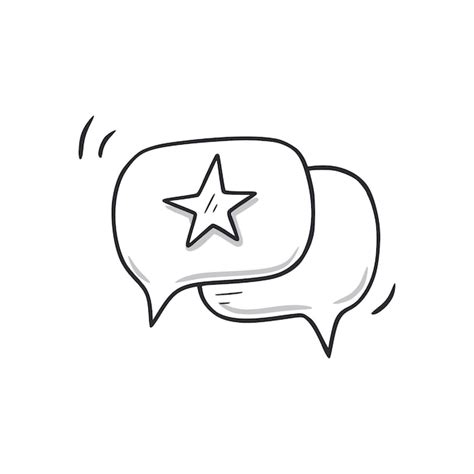 Premium Vector Customer Experience Feedback Message Doodle Icon