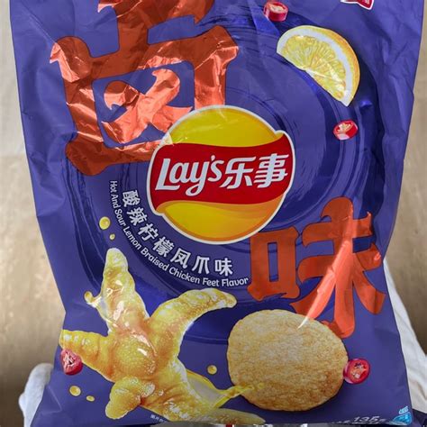 Lays Hot And Sour Lemon Braised Chicken Feet Flavor Review Abillion