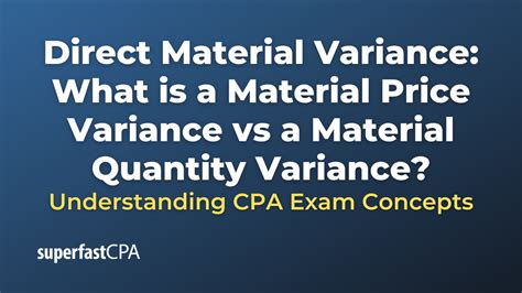 Direct Material Variance What Is A Material Price Variance Vs A Material Quantity Variance