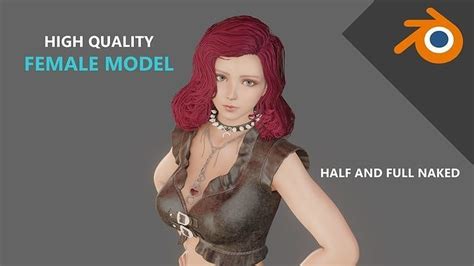 3D Model Game Ready Naked Female Character VR AR Low Poly CGTrader